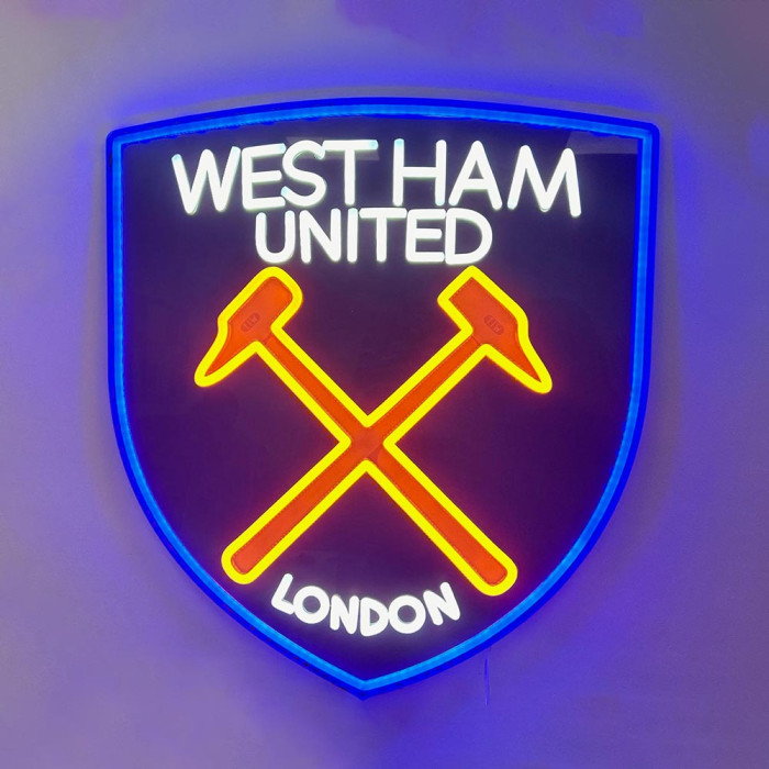 Small West Ham United Neon Crest 