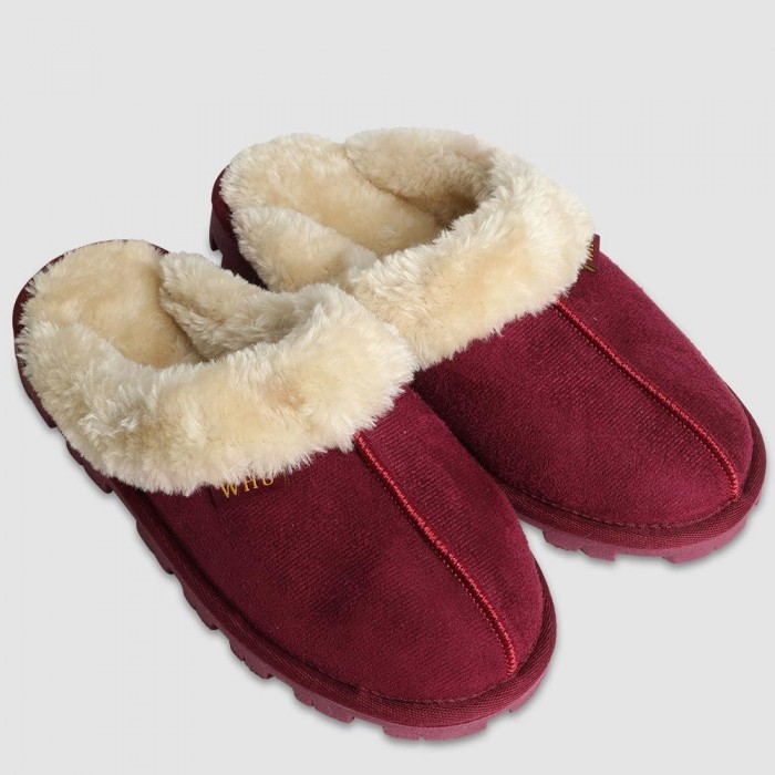 West Ham Womens Claret/Cream Cuff Slippers West Ham Womens Claret/Cream Cuff Slippers