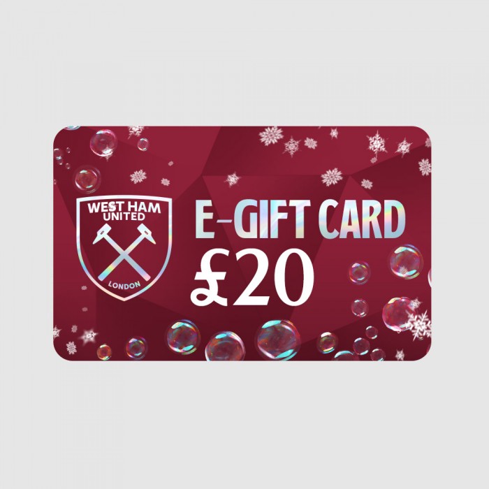 West Ham £20 E-Gift Voucher