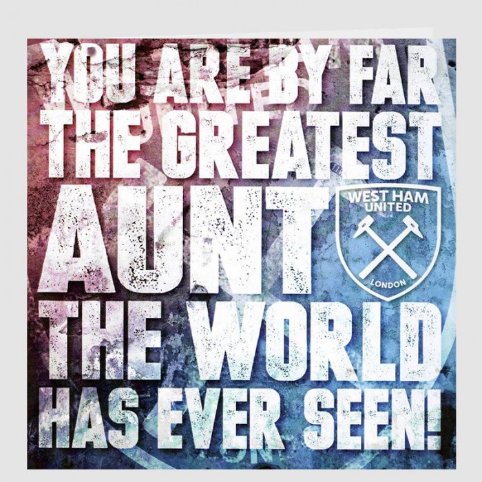 Greatest Aunt In The World Card