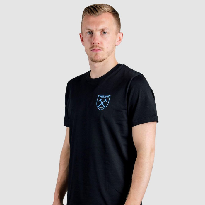 West Ham Black Organic Cotton T-Shirt