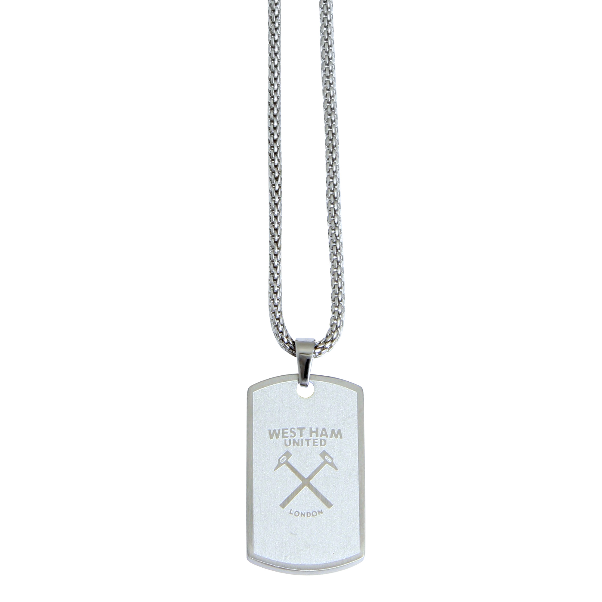 West Ham Oblong Crest Pendant & Chain West Ham Oblong Crest Pendant & Chain