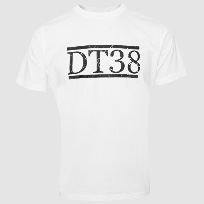 DT38 White Distressed T-Shirt DT38 White Distressed T-Shirt