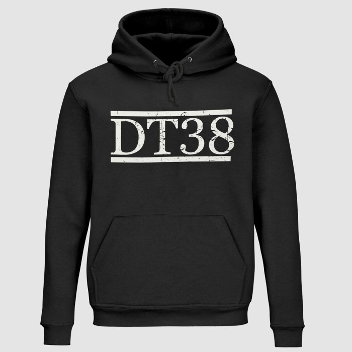 DT38 Black Hoodie
