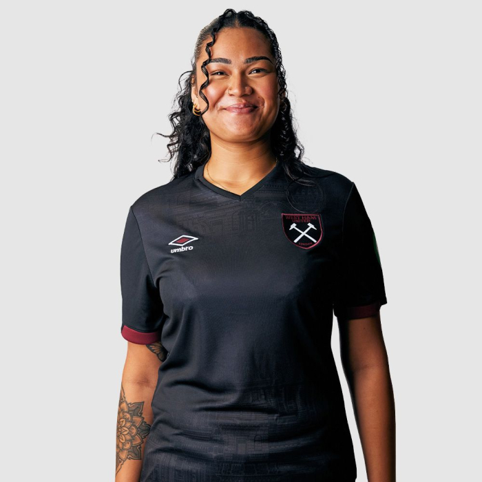 Women's Unsponsored Away Shirt 24/25 - Black