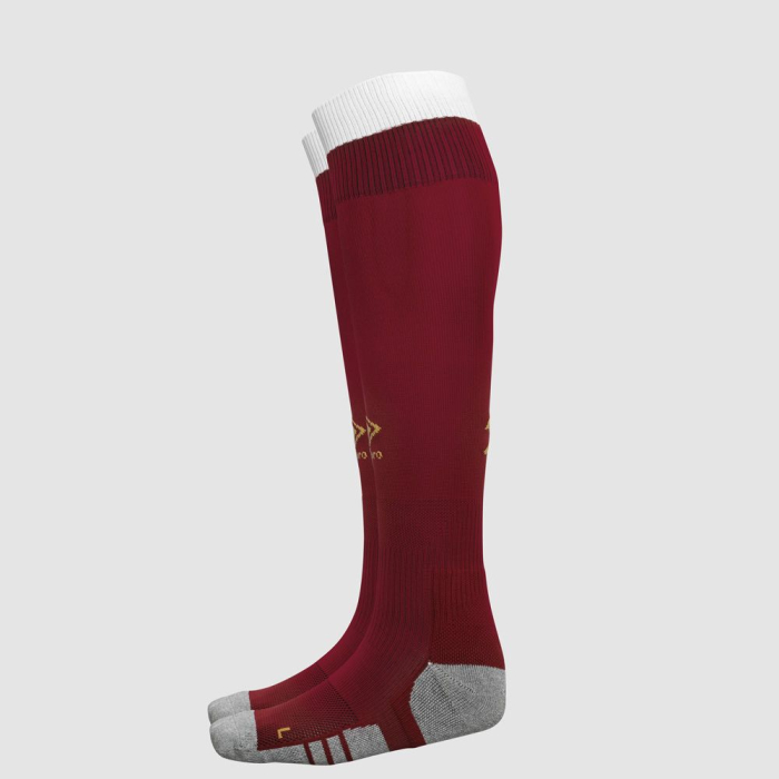 Junior Third Socks 24/25 - Claret Junior Third Socks 24/25 - Claret