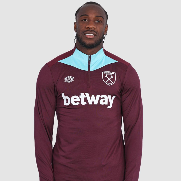 West Ham 24/25 Adults Quarter Zip Top