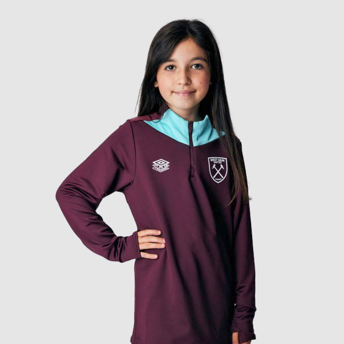 West Ham 24/25 Junior Quarter Zip Top