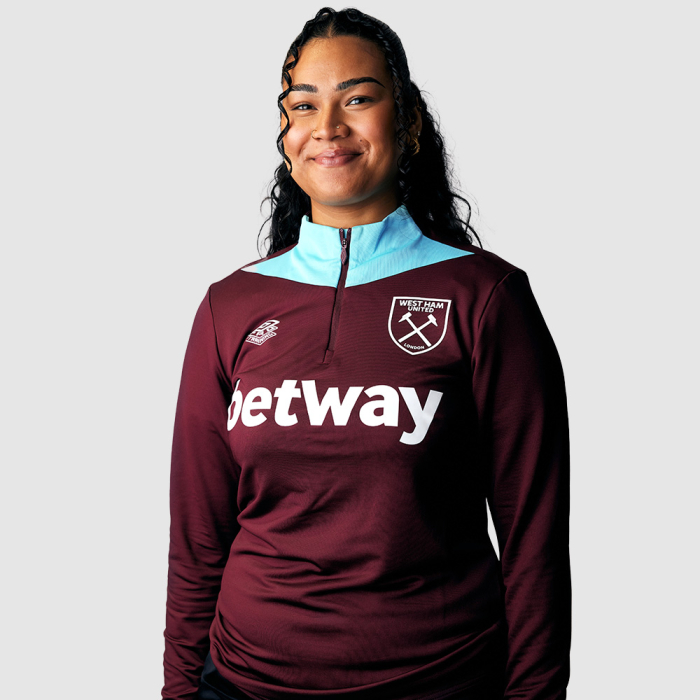 West Ham 24/25 Womens Quarter Zip Top