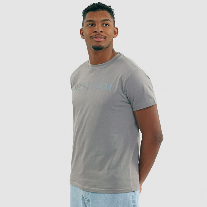 West Ham Grey Reflective T-Shirt