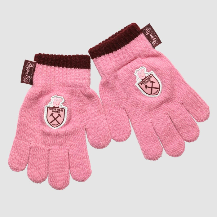 West Ham Peppa Pig Gloves West Ham Peppa Pig Gloves