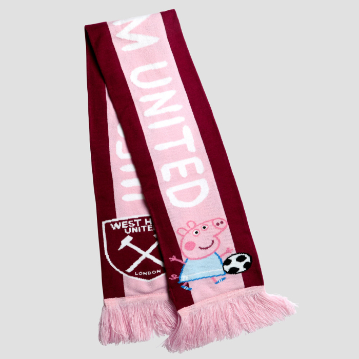 West Ham Peppa Pig Scarf West Ham Peppa Pig Scarf