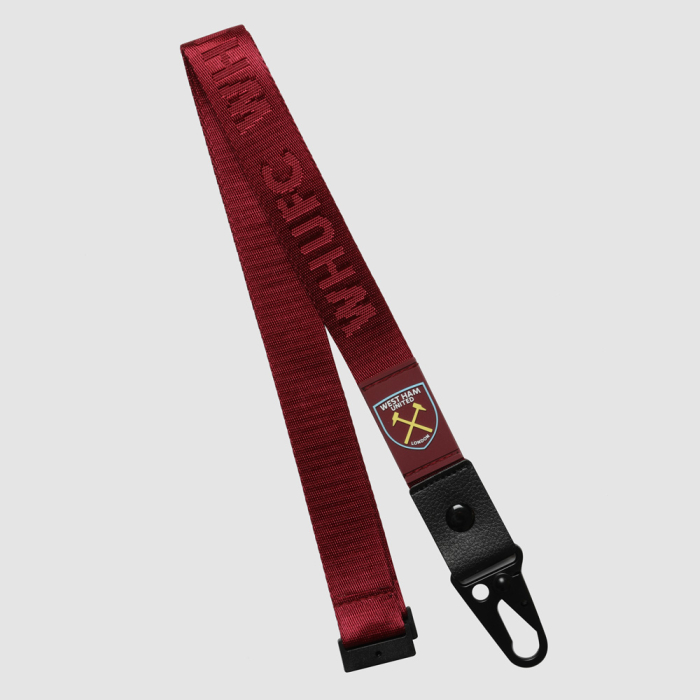 West Ham Debossed Lanyard West Ham Debossed Lanyard