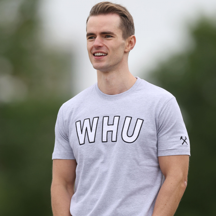 West Ham Casual Collection T-Shirt - Grey West Ham Casual Collection T-Shirt - Grey