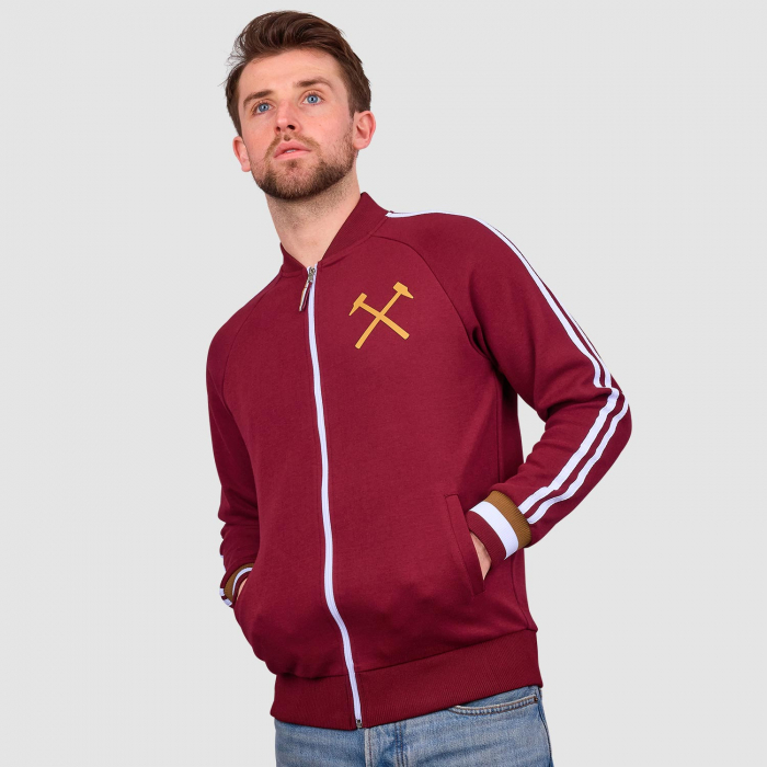 West Ham Retro Hammers Track Jacket West Ham Retro Hammers Track Jacket