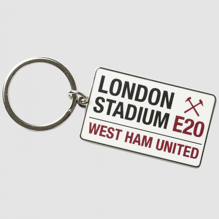 West Ham Street Sign Keyring West Ham Street Sign Keyring