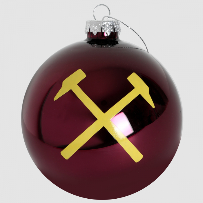West Ham 10cm Bauble