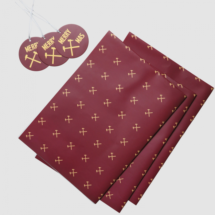 West Ham Christmas Gift Wrap Set