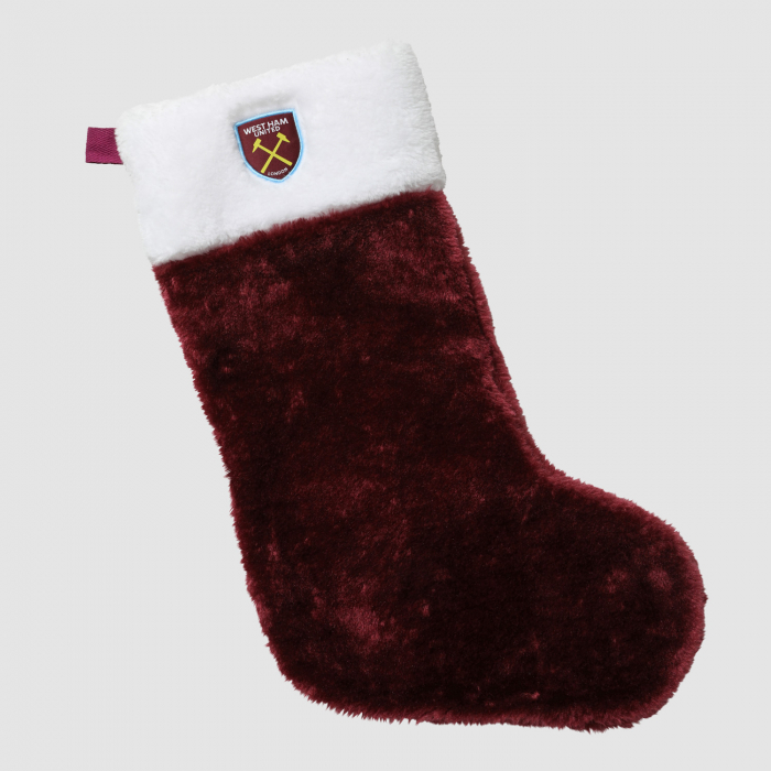 West Ham Knitted Christmas Stocking