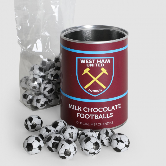West Ham Chocolate Football Tin West Ham Chocolate Football Tin