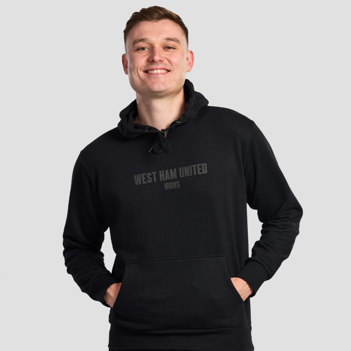 Mens Charcoal/Black Hoodie