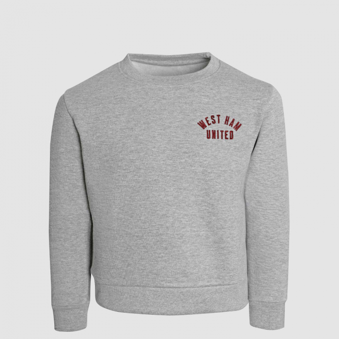 Junior Grey West Ham United Sweatshirt