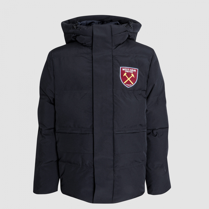 Junior Black Crest Coat