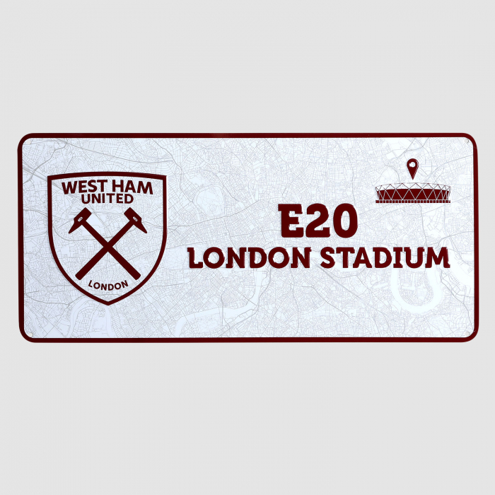 Route to Stadium Street Sign