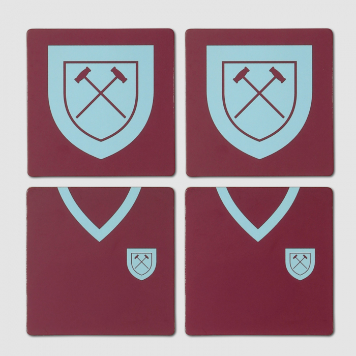 4 Pack Retro Coasters