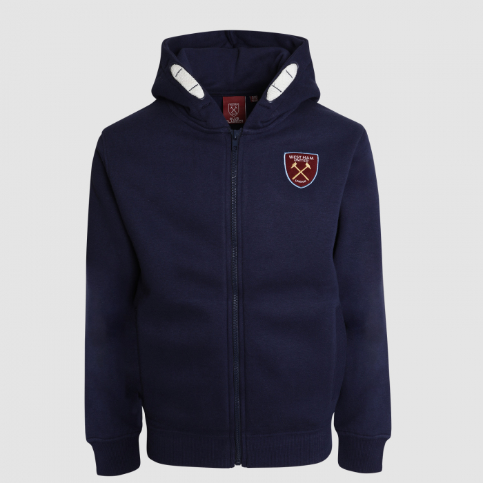 Club Classics - Junior Navy Full Zip Hoodie