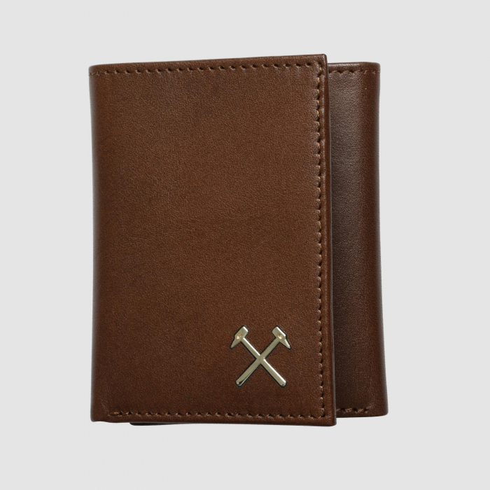 Brown Leather Tri-Fold Wallet Brown Leather Tri-Fold Wallet