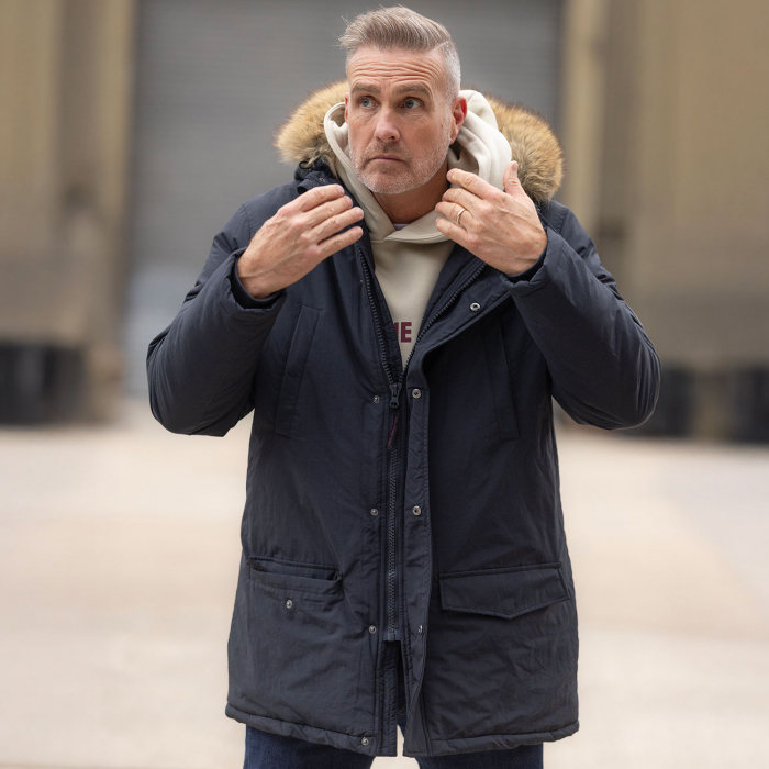 Adults Black Parka Adults Black Parka