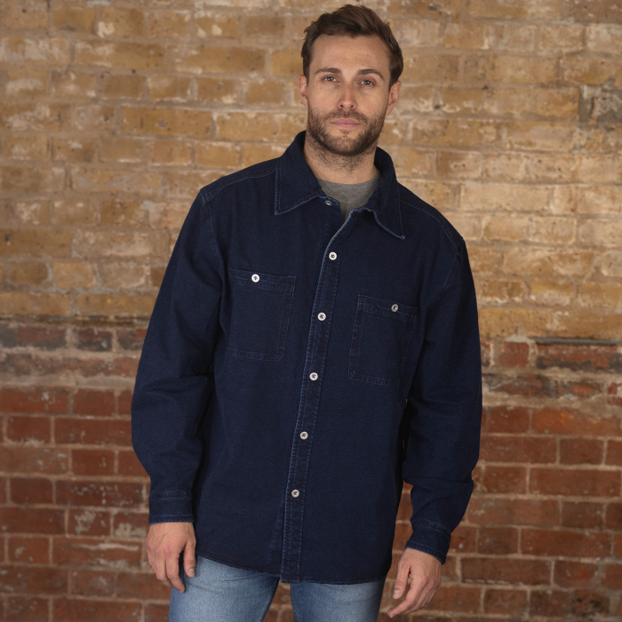 Adults Indigo Shirt Adults Indigo Shirt