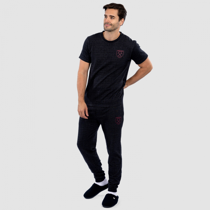 Mens Black Pyjama Set