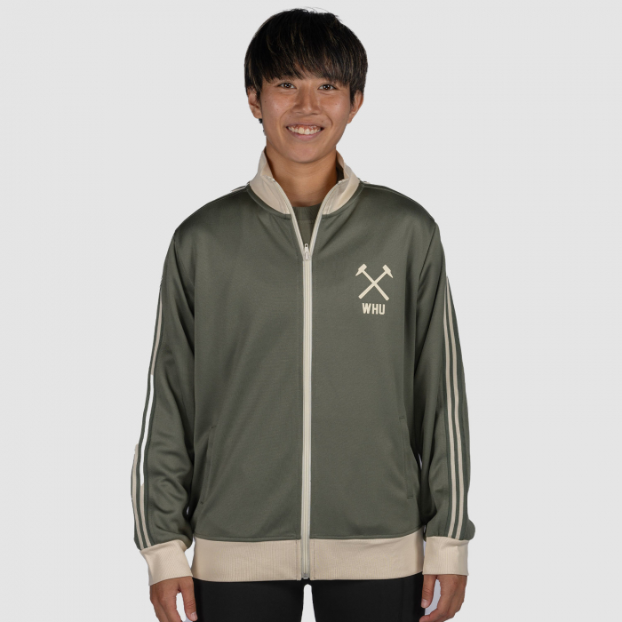 Womens Olive Hammers Track Jacket Womens Olive Hammers Track Jacket