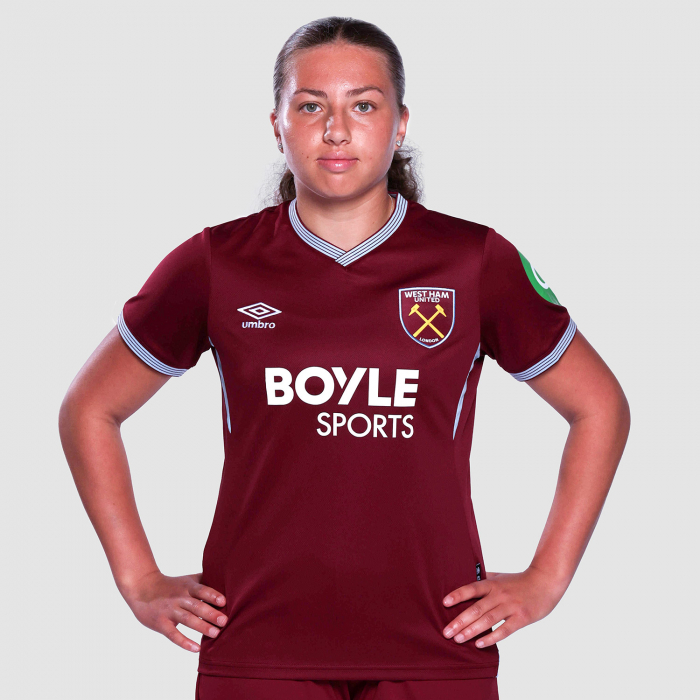 West Ham 25/26 Womens Short Sleeve Home Shirt 