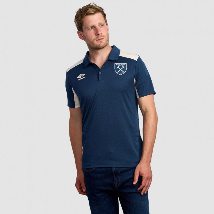 West Ham 25/26 Adult Navy Presentation PolyPolo