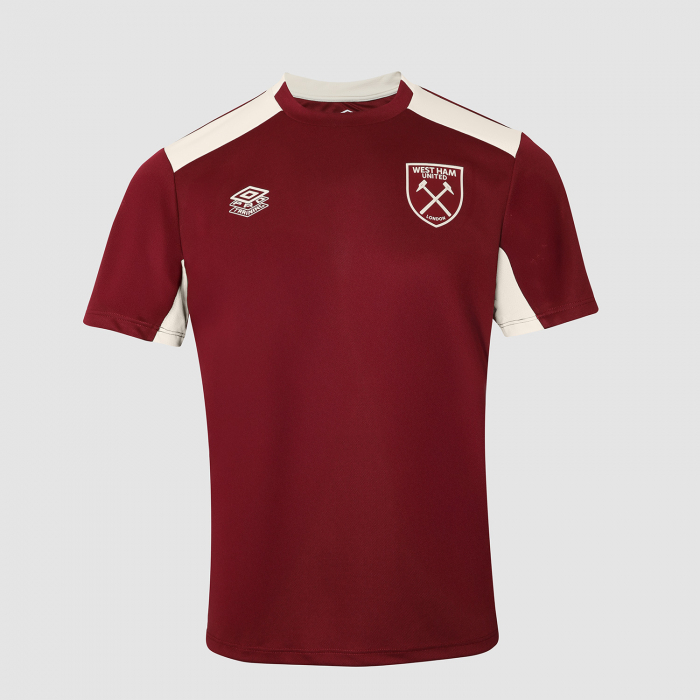 West Ham 25/26 Junior Claret Training Jersey