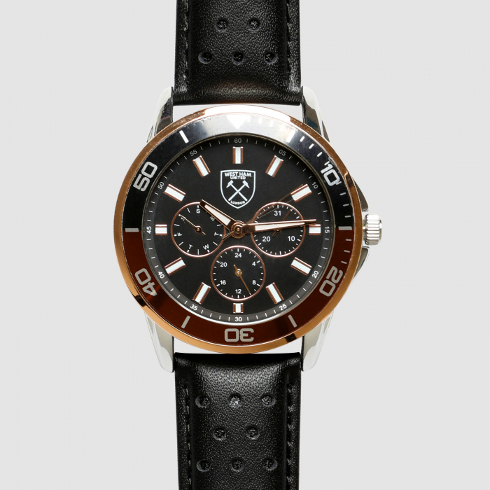 Multi Dial Leather Watch
