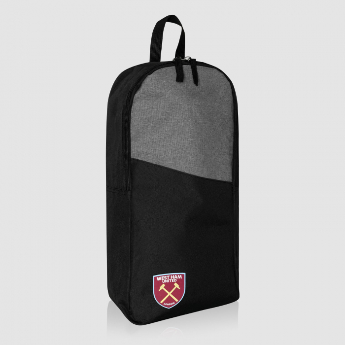 West Ham Boot Bag - Black & Grey West Ham Boot Bag - Black & Grey