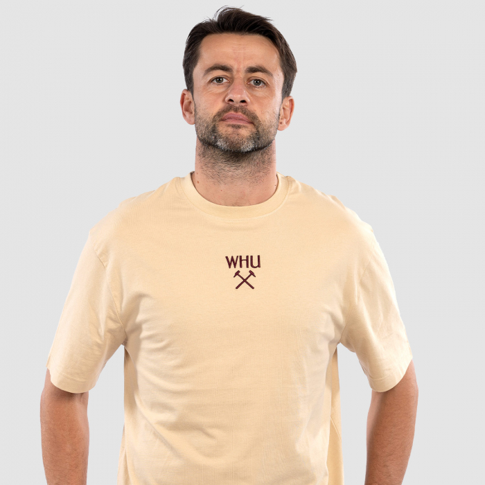 Adults Stone WHU Hammers T-Shirt Adults Stone WHU Hammers T-Shirt