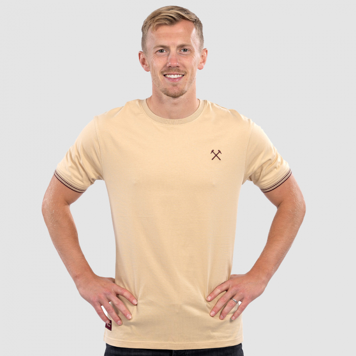 Adults Stone Embroidered Hammers T-Shirt Adults Stone Embroidered Hammers T-Shirt