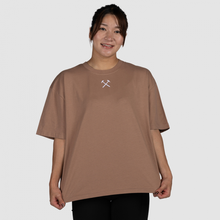 Womens Mocha Oversized T-Shirt Womens Mocha Oversized T-Shirt