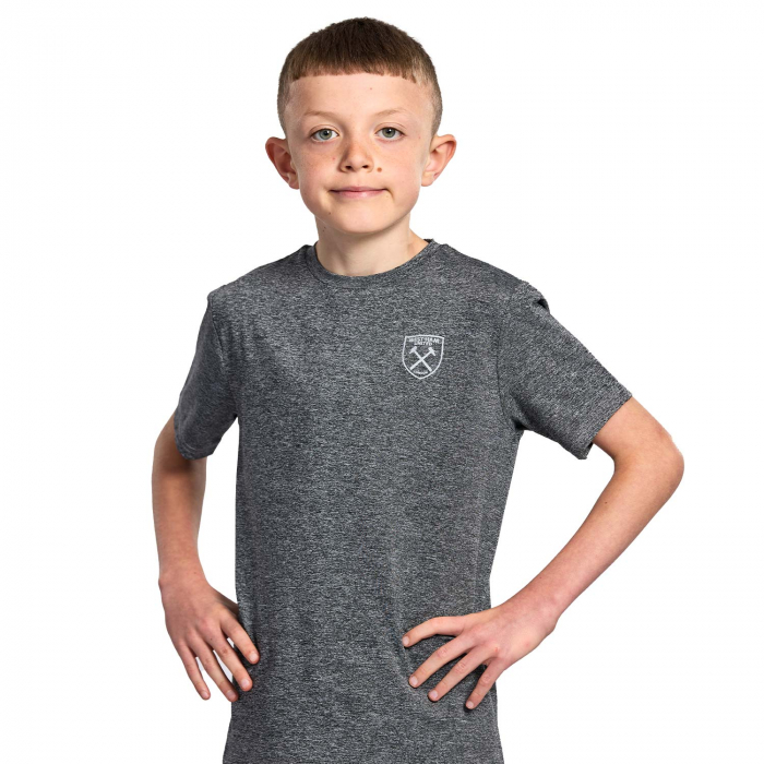 West Ham Junior Grey Space dye T-Shirt