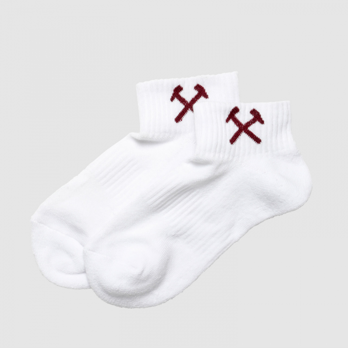 West Ham Junior Single Sports Socks - White
