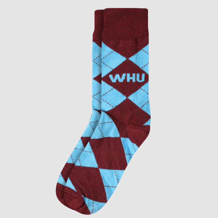 West Ham Argyle Socks - Claret/Blue West Ham Argyle Socks - Claret/Blue