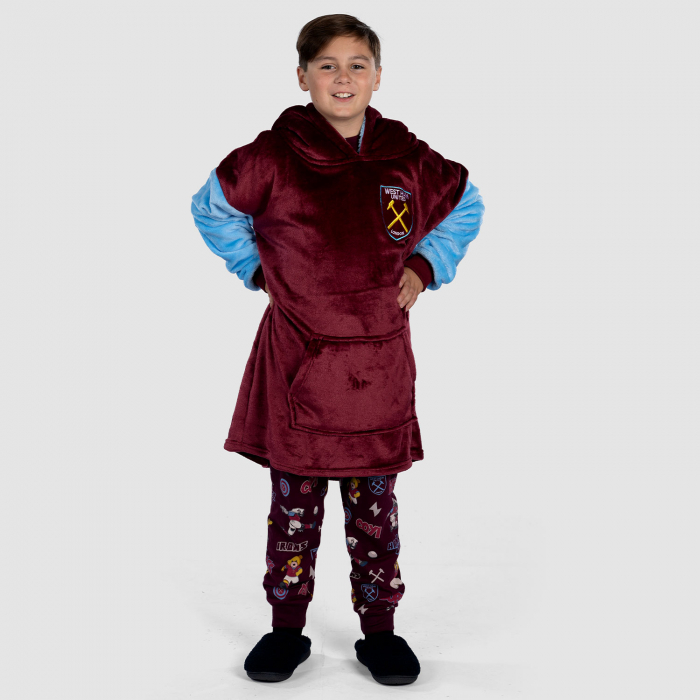 West Ham Junior Fleece Poncho