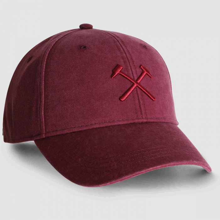 West Ham Claret Washed Tonal Hammers Cap West Ham Claret Washed Tonal Hammers Cap