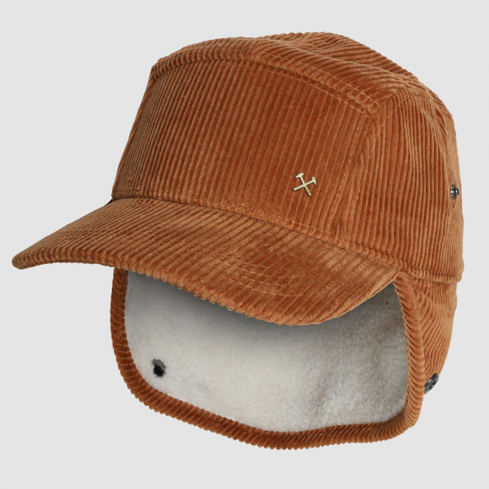 West Ham Tan Trapper Cap