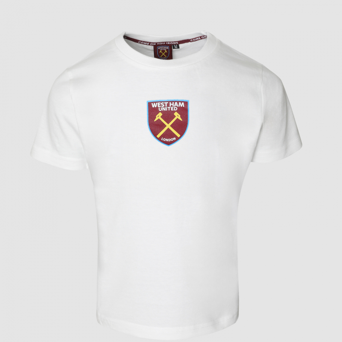 Junior White Crest T-Shirt